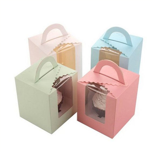 Custom Small Shaped Empty Candy Praline Chocolate Gift Packaging Paper Box With Clear Window For Wedding Favor Invitation