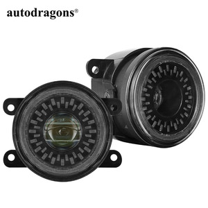 Feux antibrouillard LED bicolores 3,5 pouces 4 modes + feux de jour annulaires bicolores blanc jaune, projecteur antibrouillard rond HD à faisceau combiné, étanche IP67 - Product Image 4