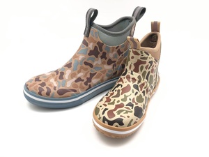 Bottes de pluie pour femmes, hauteur cheville, caoutchouc, néoprène, chaussures de chasse, imperméables et isolées pour la randonnée, le camping et la boue. - Product Image 6