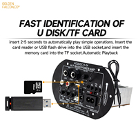 Récepteurs et amplificateurs de subwoofer de voiture TDA2009, module d'amplificateur audio de puissance, amplificateur de subwoofer à double microphone, carte d'amplificateur