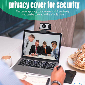 อินเทอร์เฟซเว็บแคมยูเอสบีพร้อมไมโครโฟนสำหรับวิดีโอแชทและเรียนออนไลน์ - Product Image 5
