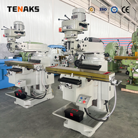 Fraiseuse universelle à tourelle TENAKS Shandong, modèle 4H, fraiseuse verticale manuelle légère avec broche R8, 380V/220V