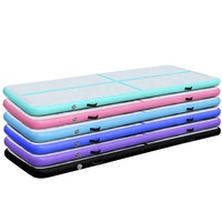 Tapis de gymnastique gonflable multi-tailles (3m/4m/5m) avec élasticité améliorée pour l'entraînement professionnel