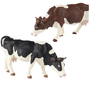 โมเดลจำลองสำหรับเด็กในฟาร์มของเล่นสัตว์ผลิตภัณฑ์นมวัวแข็งการผสมพันธุ์ความรู้ความเข้าใจในวัว - Product Image 1