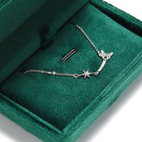 Boîte à bijoux EVERWIN en métal de luxe vert foncé de haute qualité avec fermeture à boucle en velours, design simple et créatif, pour colliers et bagues, vente en gros