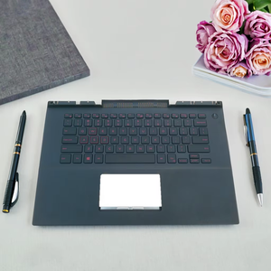 Reposamanos de repuesto para portátil para <span class=keywords><strong>DELL</strong></span> 15 7000 7566 <span class=keywords><strong>7567</strong></span> Teclado rojo retroiluminado en inglés de EE. UU. - Product Image 2