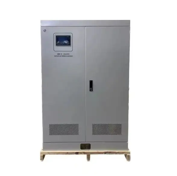 Industri Svc 50kva 80kva 100kva 150kva 200kva 3 fase Servo daya Regulator tegangan 380V tiga fase stabilizer tegangan