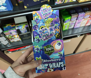 Wholesale Custom Printed Manual Paper 1 5 Packs 6 Flavors <strong>Blunt</strong> <strong>Wraps</strong> Support Custom Plastic Bag with Display Box - Product Image 5