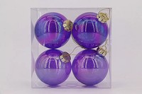 100mm boule en plastique Transparent ornement d'arbre de noël ornement en plastique souple boule pour animaux de compagnie 6cm/8cm/10cm