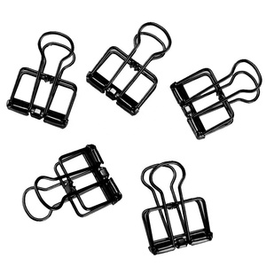 <span class=keywords><strong>Clip</strong></span> de reliure squelette en métal de couleur assortie dans les tailles 19MM 32MM 51MM pour l'organisation de facture papier - Product Image 5