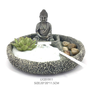 Jardin <span class=keywords><strong>zen</strong></span> décoratif japonais de bureau intérieur, ornement de mini jardin <span class=keywords><strong>zen</strong></span> personnalisé/ - Product Image 1