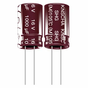 KNSCHA Smart Meters 100UF 50V Electrolytic Capacitor 8x11.5mm Radial Lead Through Hole