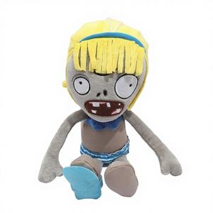 FYQC Super Soft for Princess Plush Toy Snow Monster Zombie Duck Game Pendant Bear Type Stress Relief Gift for Kids-F - Product Image 1