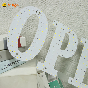 Panneau Led haute luminosité personnalisé, panneau lumineux Led <span class=keywords><strong>Flash</strong></span> Led, panneau d'affichage de magasin ouvert - Product Image 4