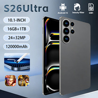 Tablet Multibahasa S26 Ultra Rider 11" Snapdragon 8 16GB 1TB 108MP 8000mAh 5G Mendukung DoorDash Grosir Afrika
