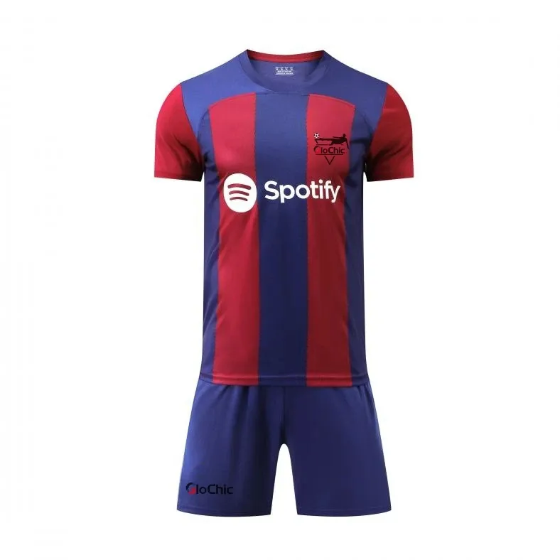 22-23 Barcelonao Camisas de Barcelona casa Messi Lewandowskil camisas de futebol para adultos meninos e crianças