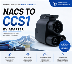 อะแดปเตอร์ NACS เป็น CCS1 ขนาด 500kW สำหรับขายส่ง 1000V 500A IP54 ได้รับการรับรองมาตรฐาน CE หัวต่อสำหรับชาร์จรถยนต์ไฟฟ้า - Product Image 1