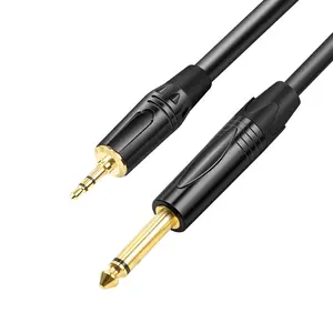 3.5Mm Trs Stereo Mannelijk Naar Mannelijk Trs Mono 6.35Mm Audio Jack Kabel Stereo Hulpkabel Voor Digitale Interface Etc