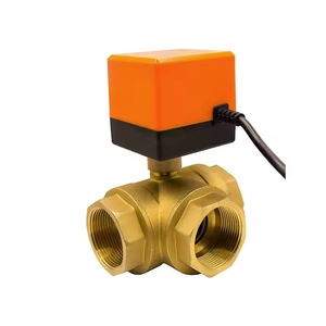 1/2 "ba cách L loại cơ giới bóng van 220V 12V 24V <span class=keywords><strong>3</strong></span>-wire 2 điều khiển Brass van bi điện - Product Image 5