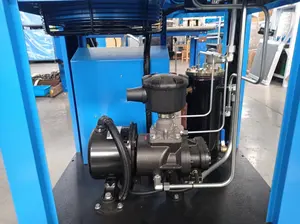 Venda de compressores de ar industriais de refrigeração a óleo, máquina de refrigeração a ar, compressor de ar com parafuso de 7,5 kw, 0,8 MPa