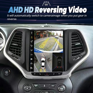 เครื่องเล่นวิดีโอหน้าจอ10.4 "IPS สำหรับ Jeep Cherokee ระบบนำทาง2014 2019จีพีเอสแอนดรอยด์สเตอริโออัตโนมัติ QLED 5G ไร้สาย CarPlay - Product Image 2