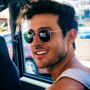 Gafas de Sol Redondas Vintage de Metal, Pequeñas y Ovaladas, para Hombre y Mujer, Protección UV400, Modernas y Económicas, Venta al Por Mayor - Product Image 2