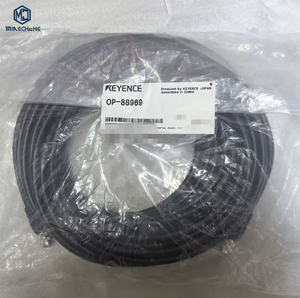 สายเคเบิลหุ่นยนต์ KEYENCE OP-88969 Hi-Flex สำหรับเซ็นเซอร์ IX Series หัวต่อตรง M12 ถึง M12 ความยาว 20 ม. / 65.6 ฟุต OP 88969 - Product Image 1