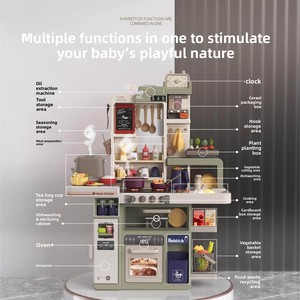 Jouet de cuisine en plastique pour enfants Babi Valley, jeu de simulation de cuisine pour garçons et filles, cadeau - Product Image 3