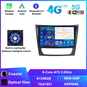 <span class=keywords><strong>Autoradio</strong></span> Android <span class=keywords><strong>2</strong></span> <span class=keywords><strong>Din</strong></span>, Navigation GPS, lecteur de voiture pour <span class=keywords><strong>Mercedes</strong></span> Benz classe C <span class=keywords><strong>W203</strong></span> 2005-2009 C200 C230 C240 C320 C350 CLK W209 - Product Image 2