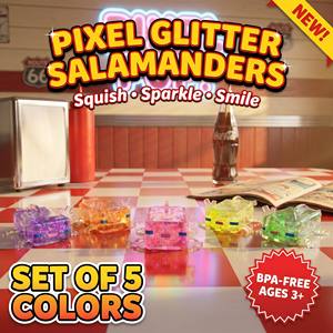 Jouet Squishy Axolotl Maltose Adorable en Silicone Souple à Rebond Lent Anti-Stress ASMR Jouet Sensoriel Couleurs Vives Cadeau Enfant Adulte Fidget - Product Image 1