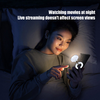 Anneau lumineux magnétique pour selfie compatible avec le support de téléphone Magsafe Lumière vidéo pliable extensible réglable en continu