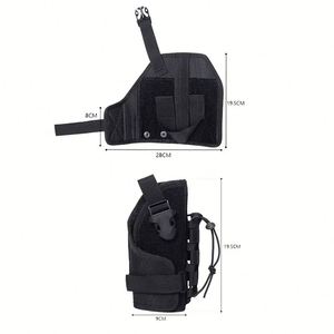 กระเป๋าคาดเอวแบบยุทธวิธีอเนกประสงค์ Molle สำหรับพกพาซ่อน  ซองปืนไนลอน - Product Image 6