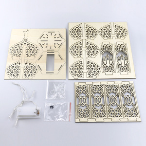 Kit Lanterna in Legno Incisa al Laser - Set Fai-da-Te per Decorazioni Natalizie e Artigianato - Product Image 6