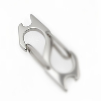 Connecteur de fermoirs et de attaches pour bracelet en acier inoxydable, boucle en S, à double tête à ressort, double ouverture, type mousqueton, raccourcisseur