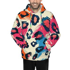 Sweat à capuche Streetwear d'hiver pour homme avec étiquette personnalisée Sweat-shirt de poche anti-rides et anti-rétrécissement taille XS Services personnalisables - Product Image 5