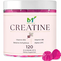 Gummies de créatine monohydrate OEM 6g pour hommes et femmes