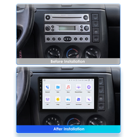 CARUPEZ Autoradio Android 9 pouces avec GPS intégré, écran tactile, version européenne, compatible Ford Fiesta MK5 2002-2008, Plug & Play, Carplay