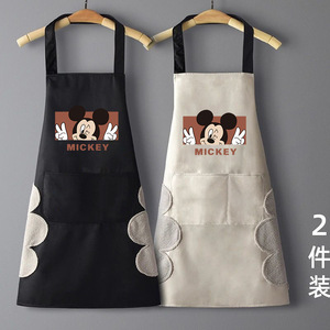Tablier de cuisine Miaoke Fabrics Mickey, taille unique, imperméable, résistant à l'huile, sans manches, pour adultes, hommes et femmes - Product Image 1