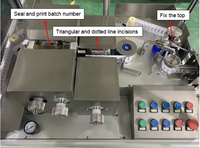 Nouvelle ligne de production de remplissage et de scellage de suppositoires semi-automatique à haute précision 1500 pièces/h en acier inoxydable, usine de fabrication de pompes