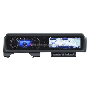 Nouveauté 12,3 pouces Écran double Compteur de vitesse automatique Cockpit Multimédia Autoradio Android Carplay pour Toyota Land Cruiser LC70 LC76 - Product Image 3