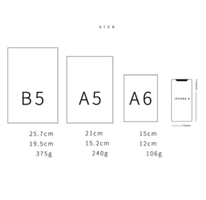 Bìa PP Cuốn Sổ Tay Hình Xoắn Ốc A5/A6/B5 Bán Chạy, Bộ Lên Kế Hoạch Hình Lá Rộng Bên Trong Chấm/Trống/Lưới/Đường Kẻ Với Băng Dính Sổ Tay Trống Tùy Chỉnh - Product Image 6