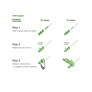 Adaptador de PC verde adecuado para interruptor magnético <span class=keywords><strong>DFGH</strong></span> AG-07 AG-26 AG-27, accesorio compatible con cilindro estándar de alta calidad - Product Image 3