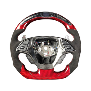 Volant en Alcantara et fibre de carbone pour Chevrolet Camaro C7 C8 <span class=keywords><strong>Corvette</strong></span> C7 2011 2012 2014 2016 2017 - Product Image 1