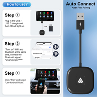 Dongle GPS sans fil Android Auto & CarPlay pour voiture - Compatible Avalon/Camry - Commande vocale & cartes en ligne