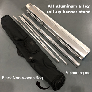 Nhà Máy Giá xách tay hợp kim nhôm cuộn lên biểu ngữ đứng có thể thu vào cuộn lên kệ trưng bày cho quảng cáo khuyến mãi - Product Image 2