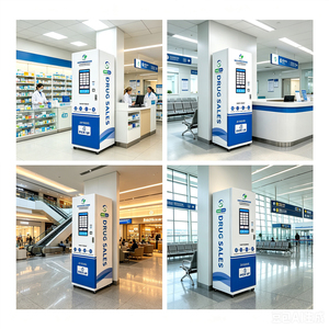 Máquina Expendedora de Medicamentos Inteligente de 21.5 Pulgadas para Áreas Públicas, Disponible las 24 Horas, 107 Ch, Distribuidor Automático de Medicamentos, Proveedor de Máquinas Expendedoras de Medicamentos - Product Image 6