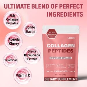 Poudre d'hyaluronate de sodium de supplément diététique de beauté naturelle de peptide hydrolysé de poudre de collagène d'échantillon gratuit d'OEM - Product Image 2