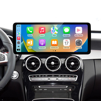 Radio con Pantalla de Navegación GPS para Auto Android 14, CarPlay para Mercedes Benz Clase C y V W205 W447, Plug-and-Play, Sin Cortes, Sin Codificación