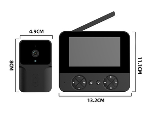 Giá rẻ chuông cửa máy ảnh Chime video chuông cửa tầm nhìn ban đêm thông minh không dây từ xa Video <span class=keywords><strong>intercom</strong></span> Vòng chuông cửa với máy ảnh Đối với trang chủ - Product Image 2