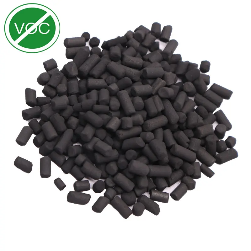 Ekstrüde kömür aktif Solvent buharları/sigara CTC 50/60/80/90 ahşap/kömür baz pelet aktif karbon